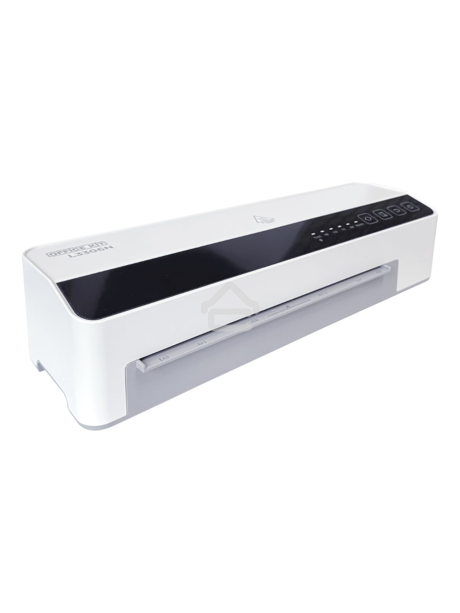 Ламинатор Office Kit L3306N белый/черный A3 (75-250мкм) 100см/мин (6вал.) хол.лам. лам.фото реверс