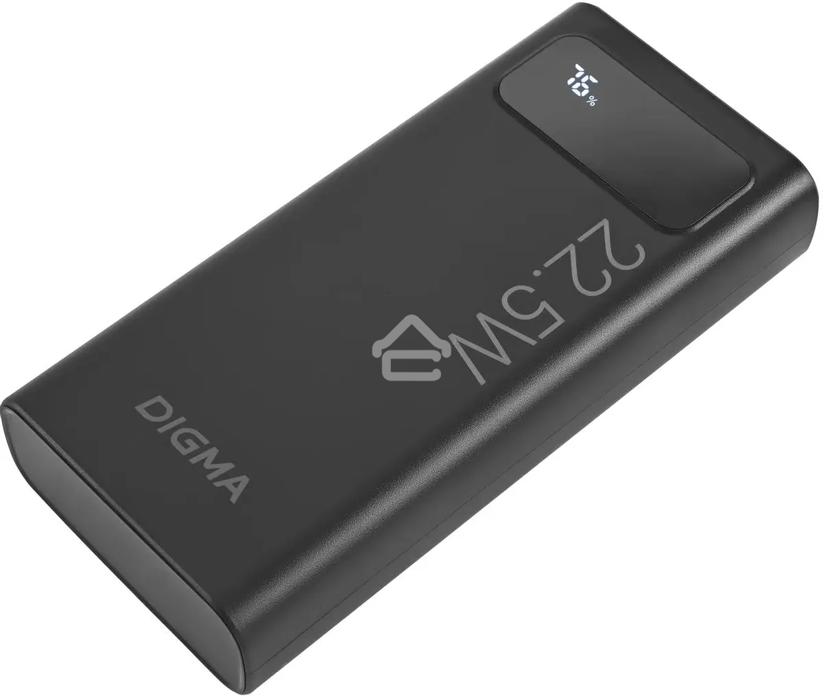 Портативный аккумулятор Digma DGPF20A 20000mAh QC3.0/PD3.0 22.5W 3A 2xUSB-A/USB-C черный