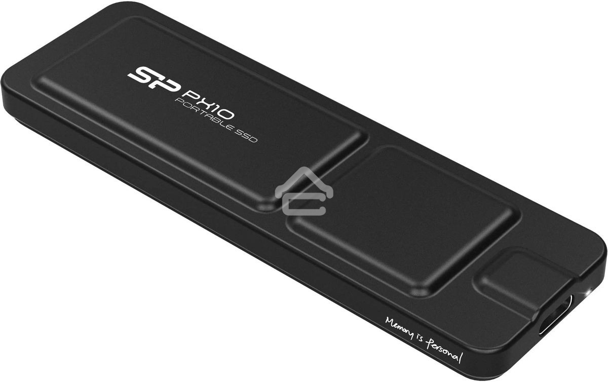Внешний накопитель SSD 512Gb Silicon Power PX10, External, USB TypeC 3.2, черный, read/write 1050/1050 Mb/s
