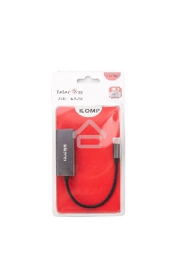 Кабель-переходник USB 3.1 Type-C -->RJ-45 1000Mbps Ethernet, Aluminum Shell, 0.15м Telecom <TU320M>