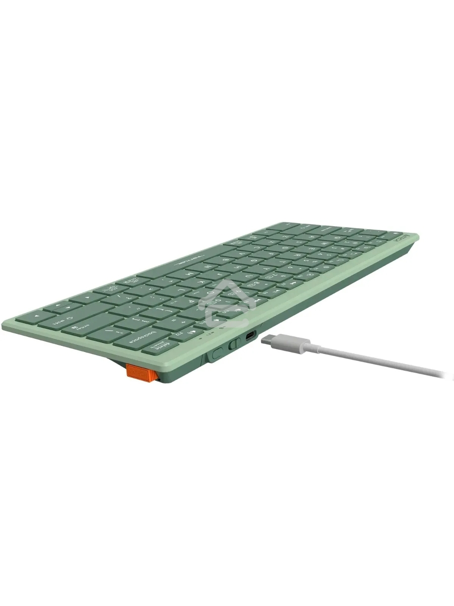 Клавиатура A4Tech Fstyler FBX51C зеленый USB беспроводная BT/Radio slim Multimedia