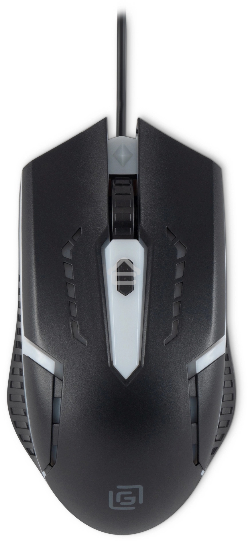 Мышь проводная Oklick 398G черный, 2400 dpi, USB, кнопки - 4