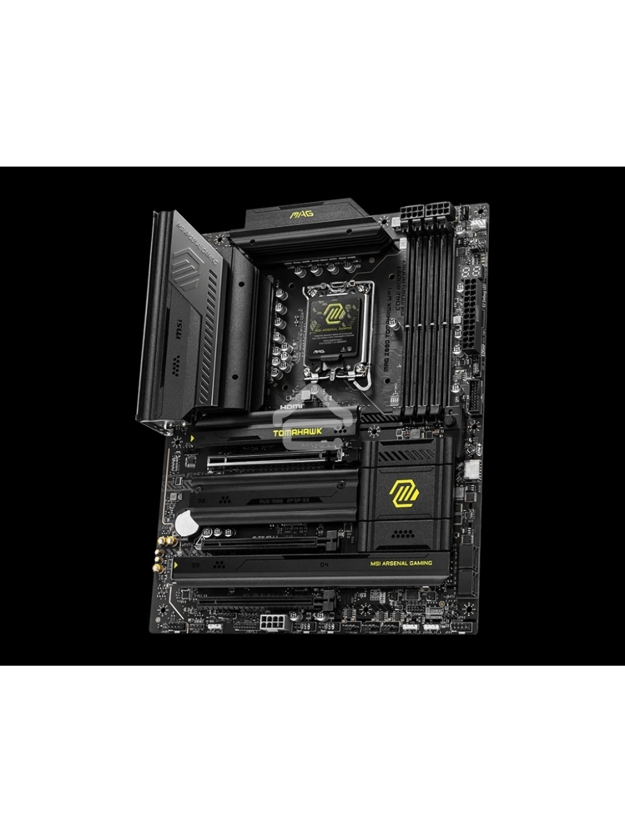 Материнская плата MSI MAG Z890 TOMAHAWK WIFI, LGA 1851, Intel Z890, 4xDDR5, 4xSATA, 4xM.2, 1xPCIe 5.0 x16, 2xPCIe 4.0 x4, 1xHDMI, 2xUSB-C Thunderbolt 4, 1xUSB-C 3.2 Gen 2, 3xUSB-A 3.2 Gen 2, 4xUSB-A 3.2 Gen 1, 1x 5Gb LAN, 2x3.5 мм, 7.1, ATX
