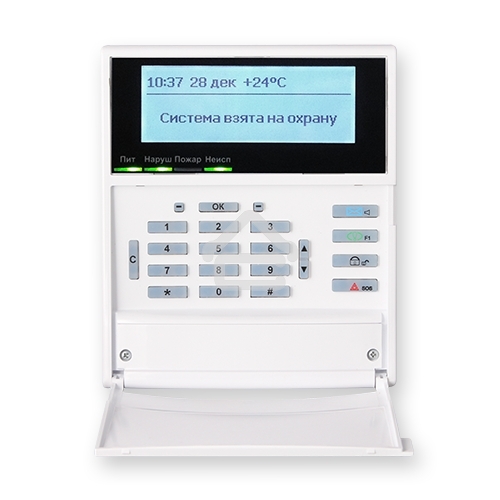 Прибор приемно-контрольный охранно-пожарный Астра-812 Pro. Контроль до 192 радиоустройств Астра-РИ-М через встроенный радиомодуль (433 МГц),до 999 адресных (радио/проводных) устройств Астра-Zитадель/Астра-А через расширители Астра-Z РР/Астра-А РПА, 1 слот