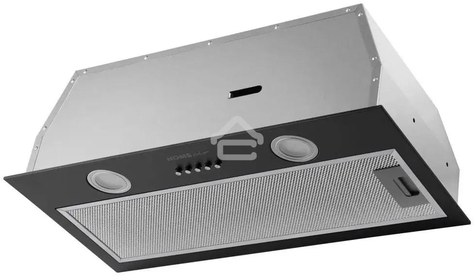 Вытяжка встраиваемая HOMSair Fleet 60 черный, 59.8 см, 520 куб. м/ч, 50 дБ