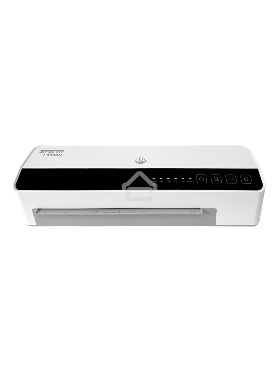 Ламинатор Office Kit L3306N белый/черный A3 (75-250мкм) 100см/мин (6вал.) хол.лам. лам.фото реверс