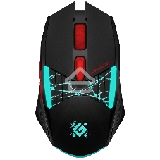 Мышь беспроводная Defender Horrodine GM-237 черный, 3200 dpi, радиоканал, USB, кнопки - 6