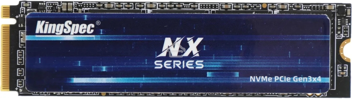 Накопитель SSD KingSpec NX-512, 512Gb, PCIe 3.0 x4, M.2 2280, NVMe, R/W 3400/3100