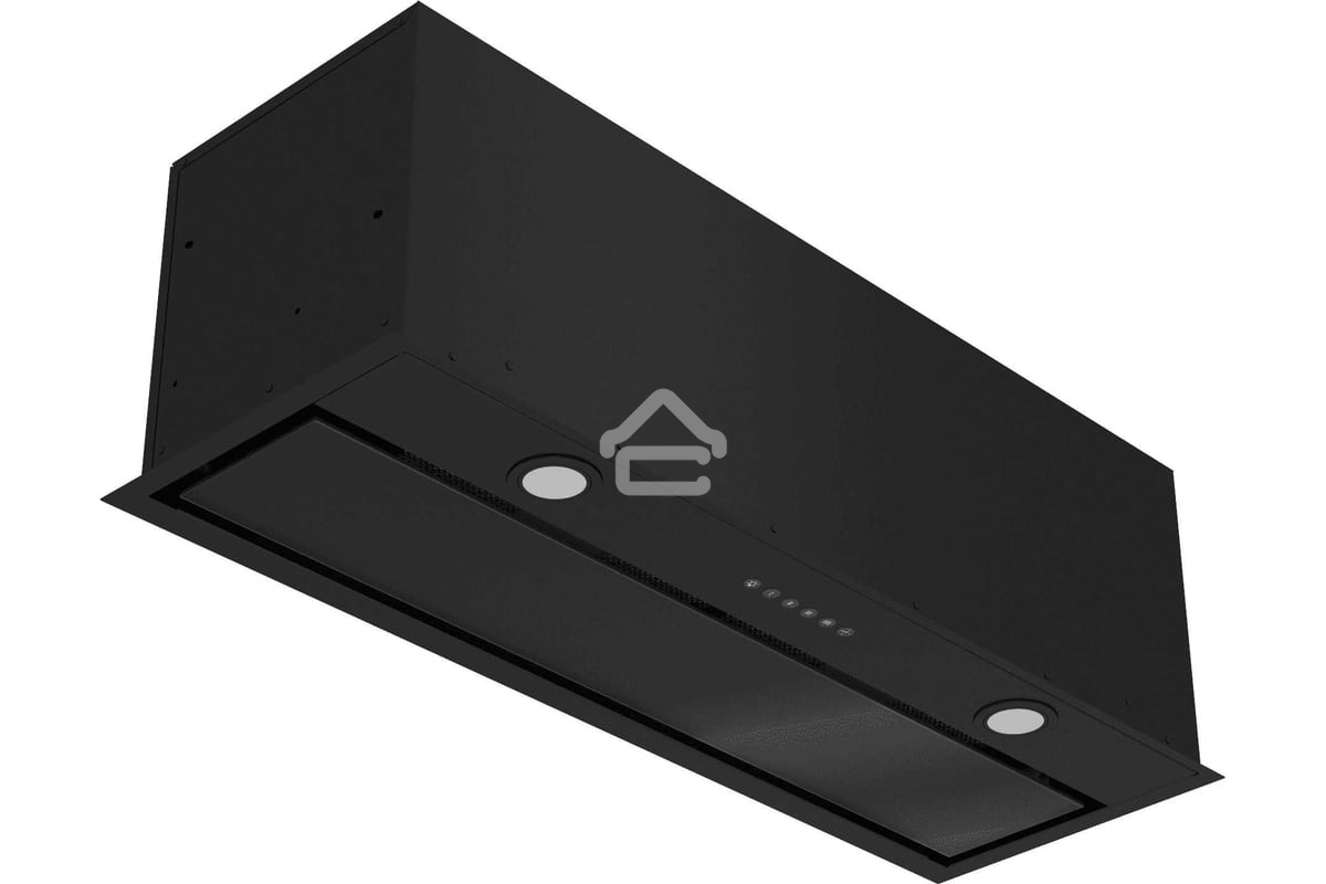 Вытяжка полностью встраиваемая Elikor Cube 90П-1000-Э4Д черный, 90 см, 1000 куб. м/ч, 69 дБ