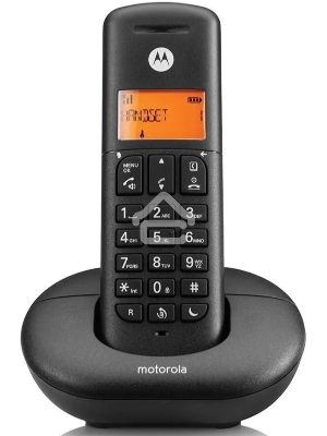 Радиотелефон Dect Motorola E201 черный АОН