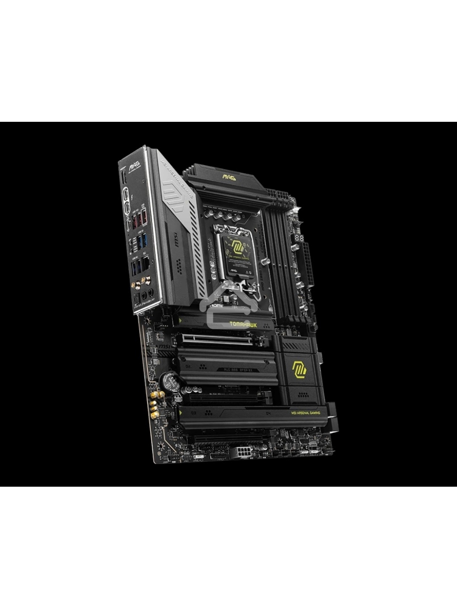 Материнская плата MSI MAG Z890 TOMAHAWK WIFI, LGA 1851, Intel Z890, 4xDDR5, 4xSATA, 4xM.2, 1xPCIe 5.0 x16, 2xPCIe 4.0 x4, 1xHDMI, 2xUSB-C Thunderbolt 4, 1xUSB-C 3.2 Gen 2, 3xUSB-A 3.2 Gen 2, 4xUSB-A 3.2 Gen 1, 1x 5Gb LAN, 2x3.5 мм, 7.1, ATX