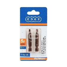 Бита EDGE by PATRIOT SL4,5, сталь S2, длина 50 мм, 2шт в блистере