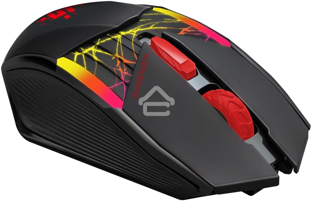 Мышь беспроводная Defender Horrodine GM-237 черный, 3200 dpi, радиоканал, USB, кнопки - 6