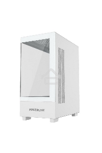 Компьютерный корпус Powercase Vision Micro M, Tempered Glass, белый, mATX  (CVMMW-L0)