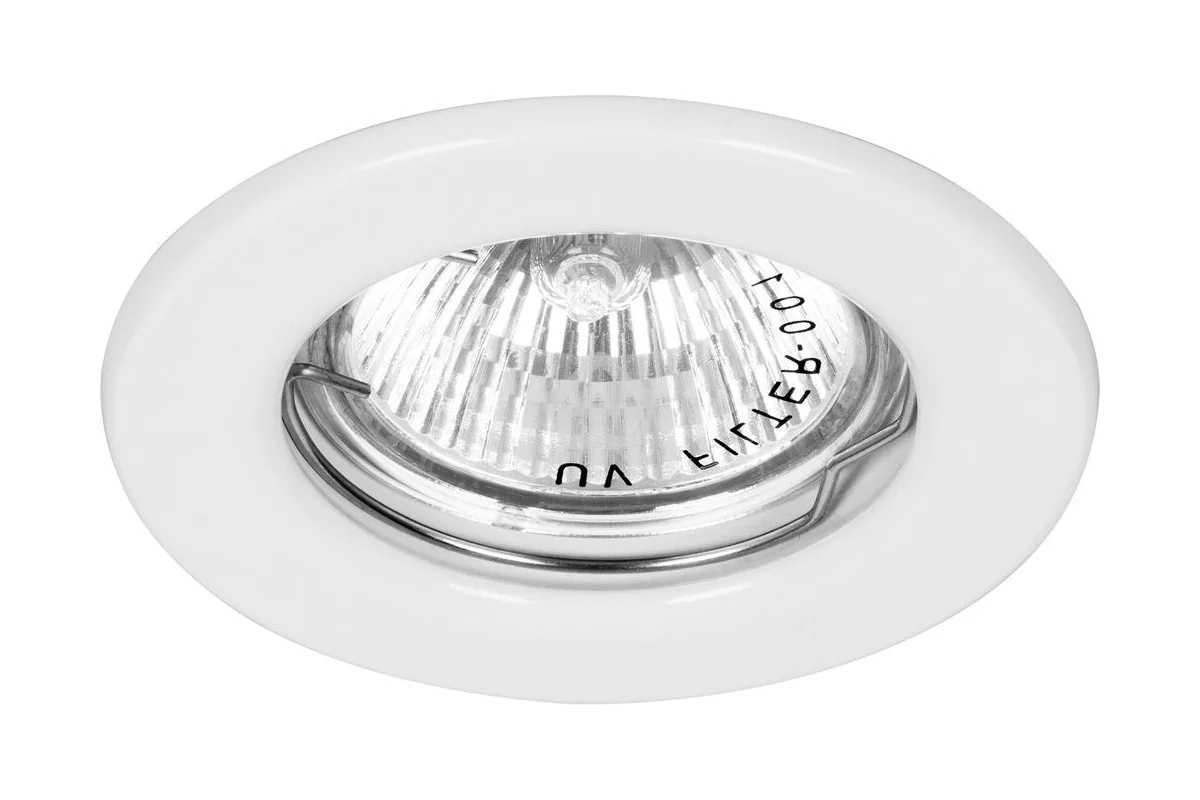 Светильник Feron ИВО-50w 12в G5.3 белый