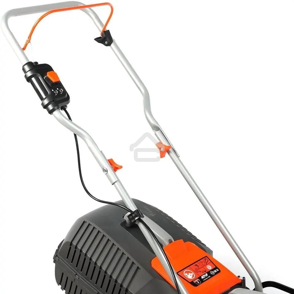 Газонокосилка аккумуляторная Patriot CM 432 (поставляется без акб 40В и зарядного), бесщеточ. двиг., 32 см, центр. регулир. 3 пол. 25-75, трав 30 л., мульчирование