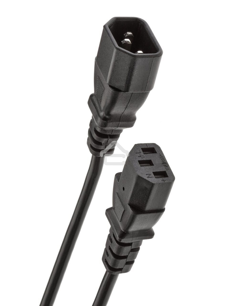Кабель монитор - компьютер 1.8 метра 220V (UPS -> устройство) VDE 3G*0.5mm QUST(Aopen) ACE001-1.8м