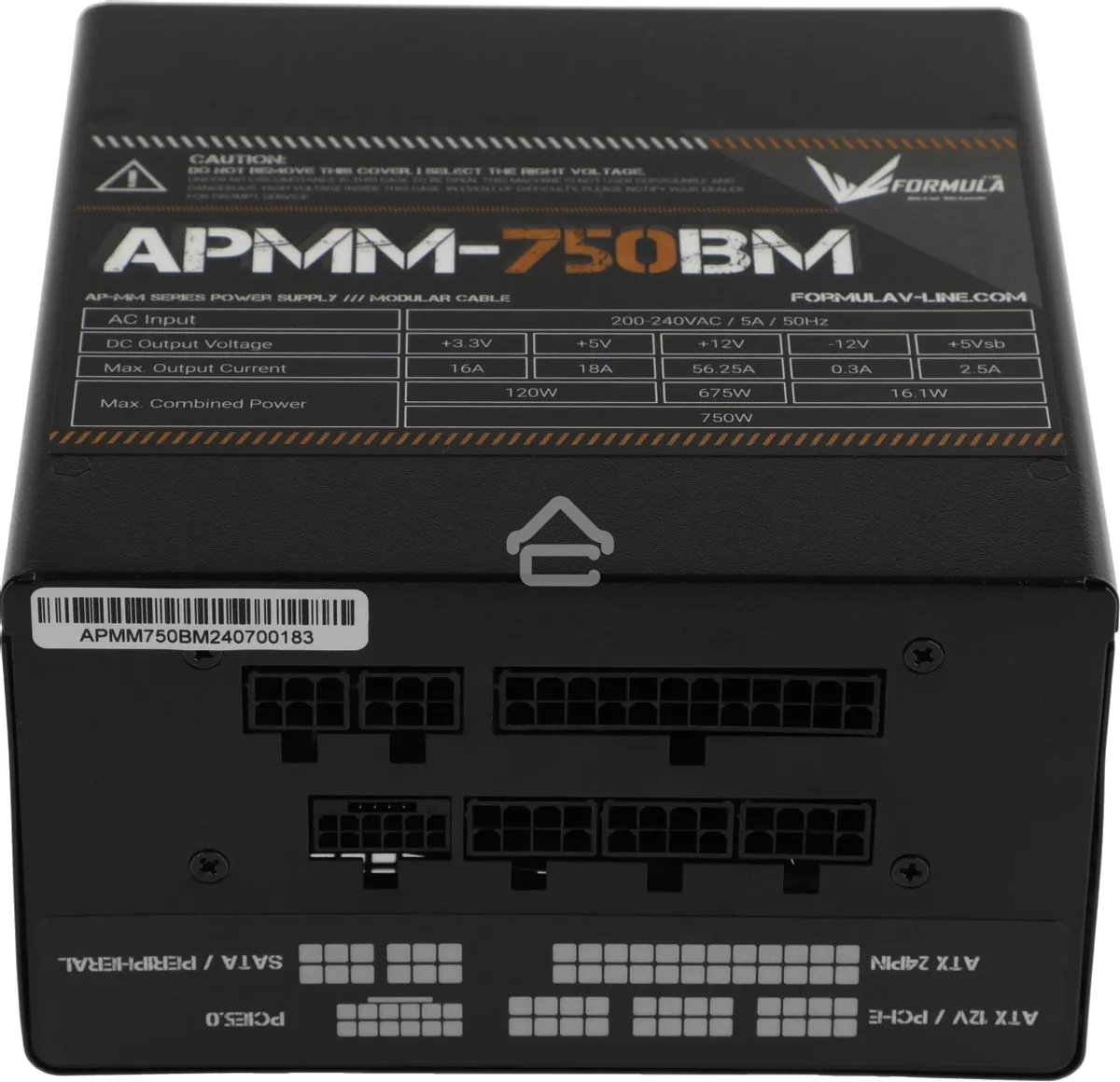 Блок питания Aerocool/Formula ATX 750W APMM-750BM 80 PLUS bronze (20+4pin) APFC 140мм fan 6xSATA Cab Manag RTL