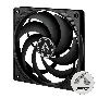Вентилятор для корпуса Arctic P12 SLIM PWM PST черный, 120 мм, 2100 об/мин, 22.5 дБ, 4 pin