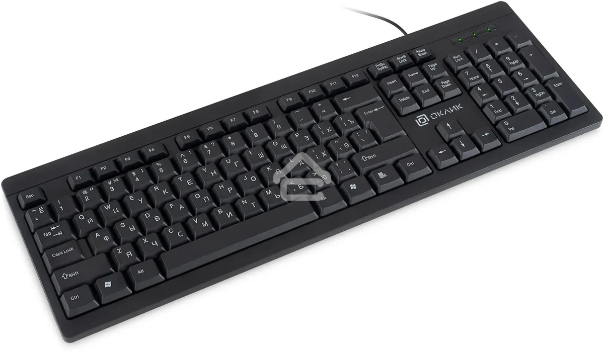 Клавиатура проводная Oklick 95M (1788106), USB, черный