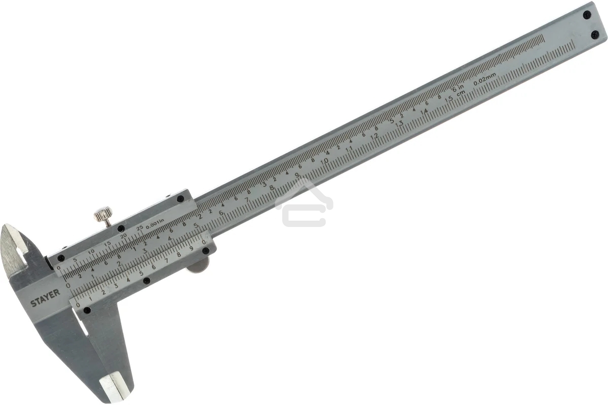 Штангенциркуль STAYER 3442_z01 PROFIметрическая шкала, с глубиномером, нержавеющая сталь, 150мм