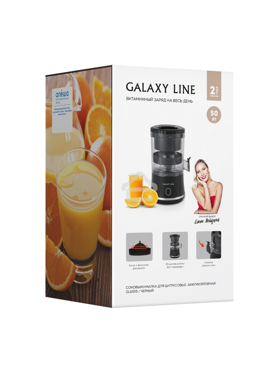 Соковыжималка GALAXY GL 0855 черный