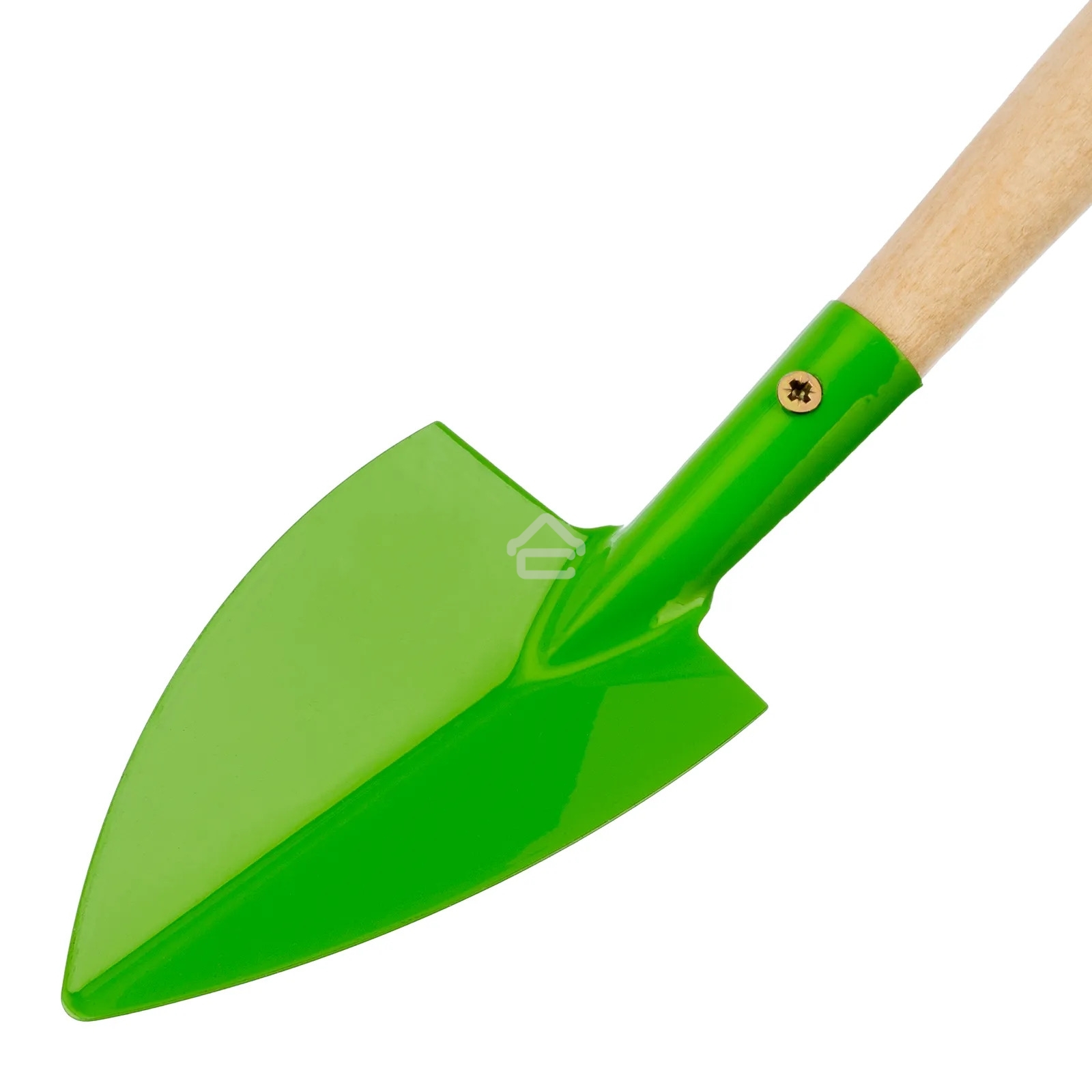 Совок посадочный широкий Palisad 626147, 70х310 мм, стальной, деревянная рукоятка