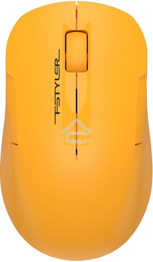 Мышь беспроводная A4Tech Fstyler FG15C Air2 желтый, 1200 dpi, радиоканал, USB, кнопки - 3