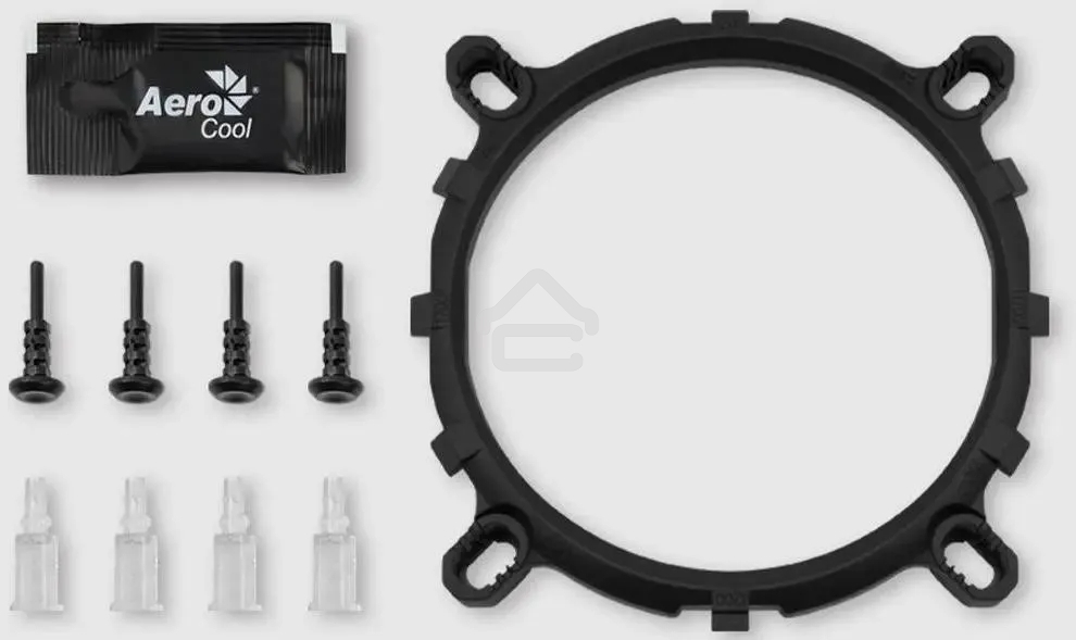 Кулер для процессора AeroCool/Formula Air Frost 4 черный, 90 мм, алюминий/медь, 1800 об/мин, 25.7 дБ, 3 pin, 125 Вт, 78 мм