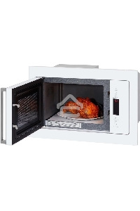 Микроволновая печь встраиваемая HIBERG VM 8505 W белый, 25 л, 900 Вт, переключатели - сенсор