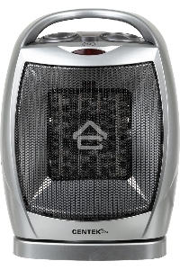 Тепловентилятор Centek CT-6021 серый/черный, 750/1500 Вт, 15 м2, термостат
