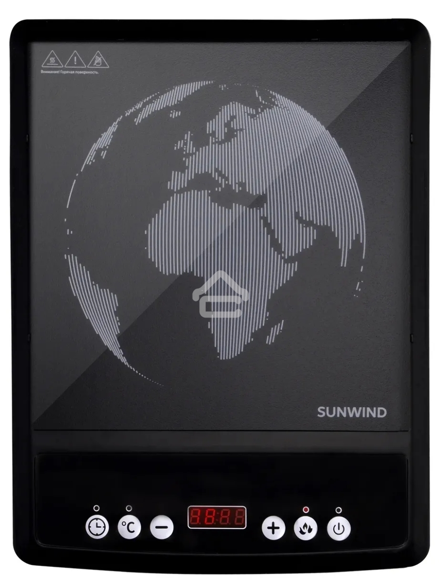 Плита Индукционная SunWind SCI-0501 черный стеклокерамика (настольная)
