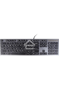 Клавиатура A4Tech KV-300H серый/черный USB slim