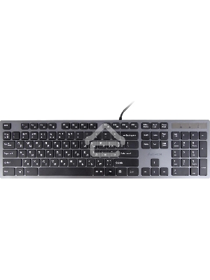 Клавиатура A4Tech  KV-300H серый/черный USB slim