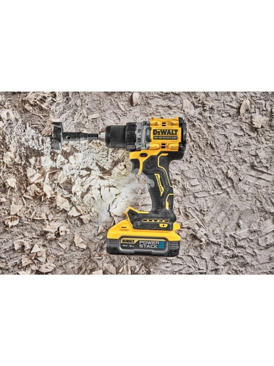 Дрель-шуруповерт DeWalt DCD800H2T-QW, Аккумуляторная, 18В, 2 АКБ, Ударная, Кейс