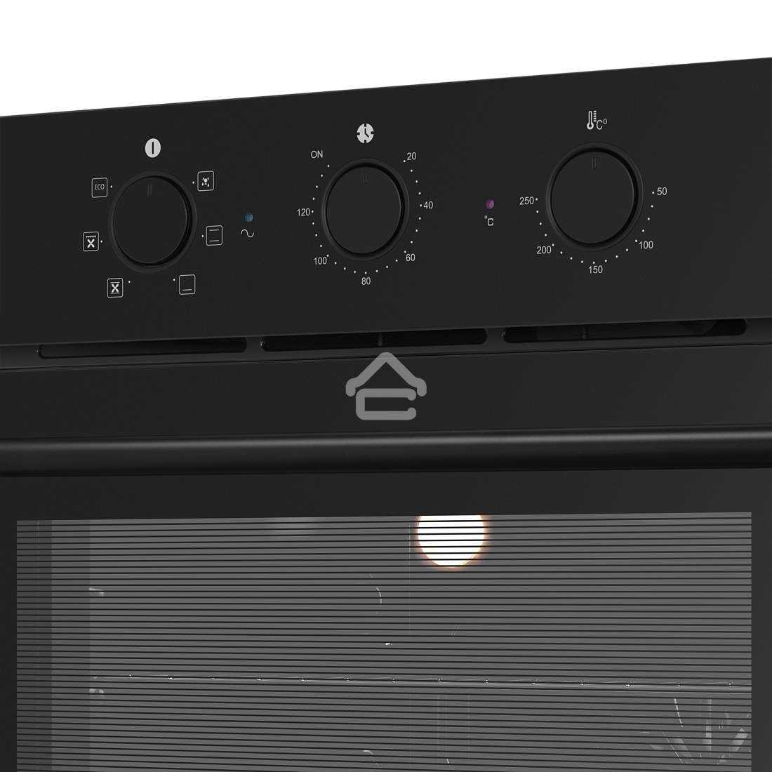 Духовой шкаф электрический HOMSair OEF606BK2 черный