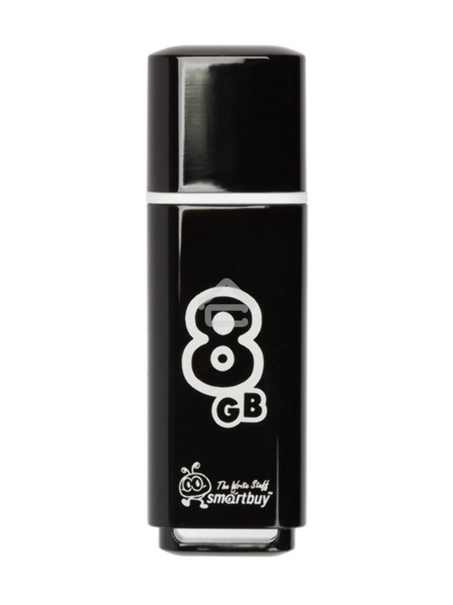 Флеш диск Smartbuy USB Drive 8Gb Glossy series Black SB8GBGS-K