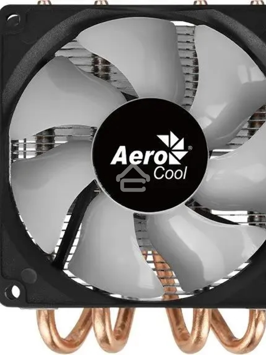 Кулер для процессора AeroCool / Formula Air Frost 4 черный, 90 мм, алюминий/медь, 1800 об/мин, 25.7 дБ, 3 pin, 125 Вт, 78 мм