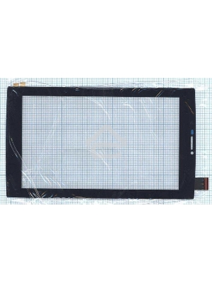 Сенсорное стекло (тачскрин) Micromax Canvas Tab P480. черное