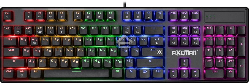 Клавиатура Defender MECHANICAL AXEMAN GK-302 RU