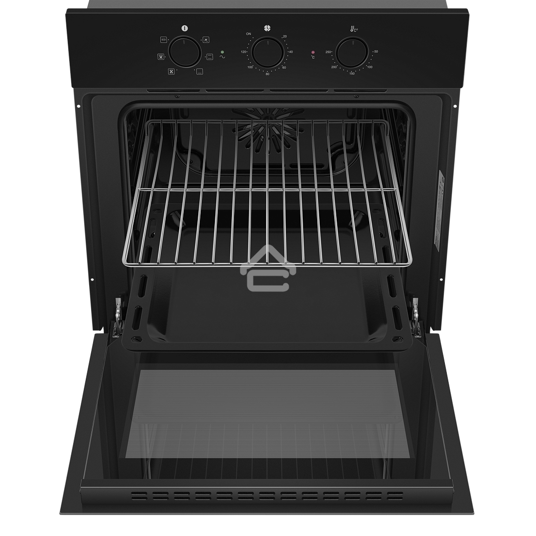 Духовой шкаф электрический HOMSair OEF606BK2 черный