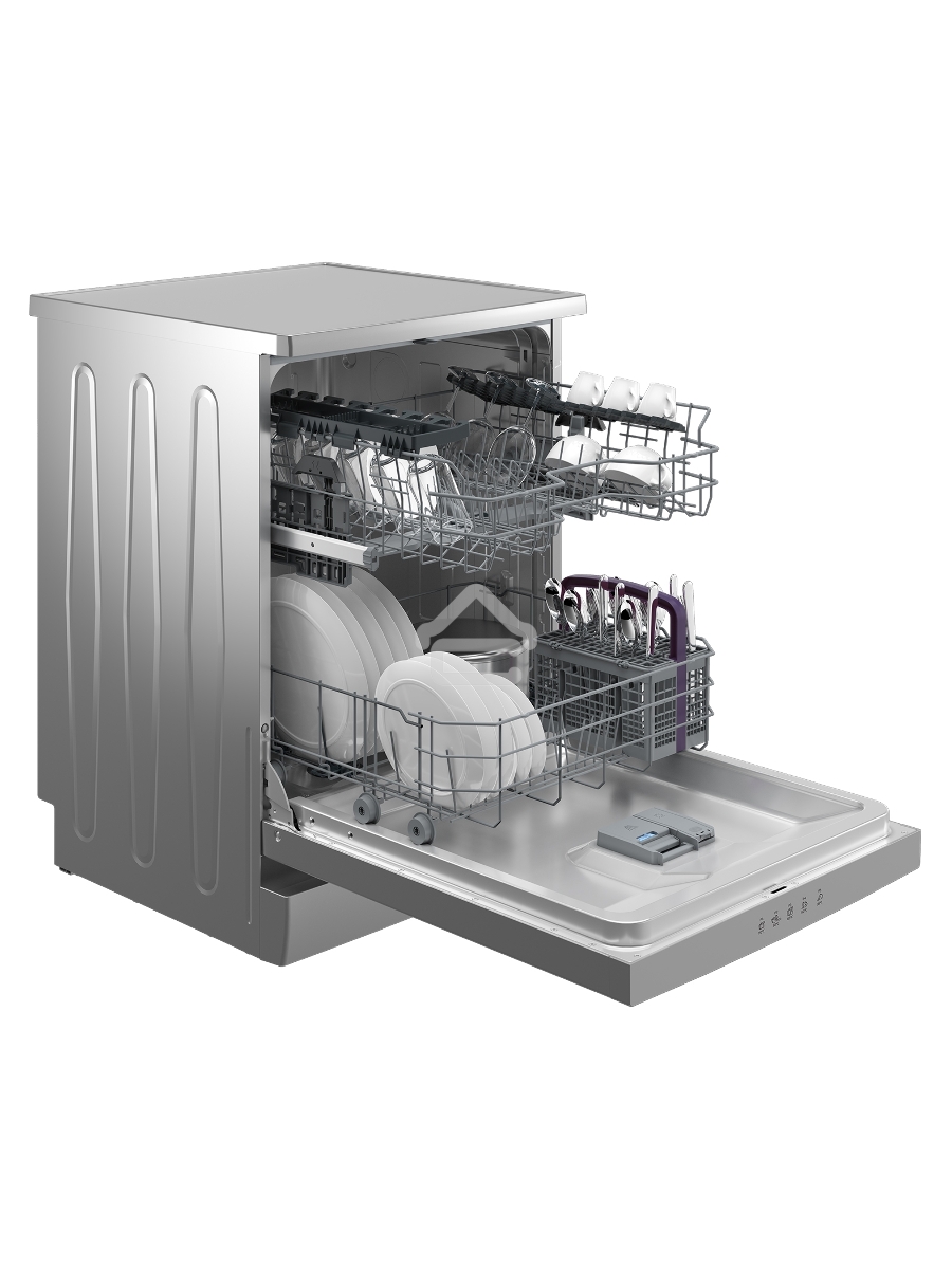 Посудомоечная машина Beko BDFN15421S, серебристая, 59.8 см, 14 компл., 49 дБ, класс A