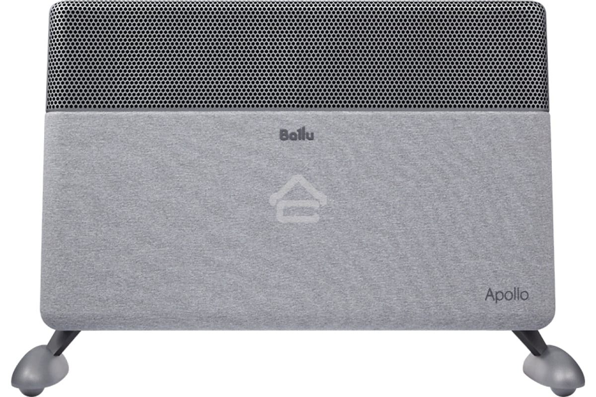 Конвектор электрический Ballu Apollo digital INVERTER Moon Gray BEC/ATI-1501 серый, 1500 Вт, 20 м2, термостат, дисплей, WiFi