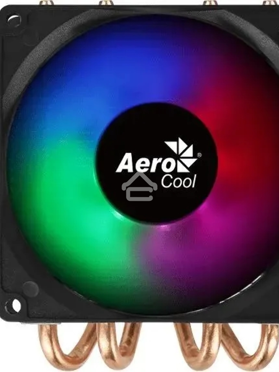 Кулер для процессора AeroCool / Formula Air Frost 4 черный, 90 мм, алюминий/медь, 1800 об/мин, 25.7 дБ, 3 pin, 125 Вт, 78 мм