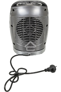 Тепловентилятор Centek CT-6021 серый/черный, 750/1500 Вт, 15 м2, термостат