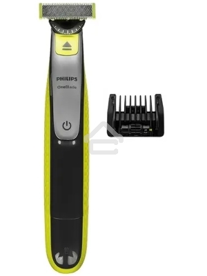(Оригинал) Триммер Philips OneBlade QP2730/20 черный/лайм. 1 насадка