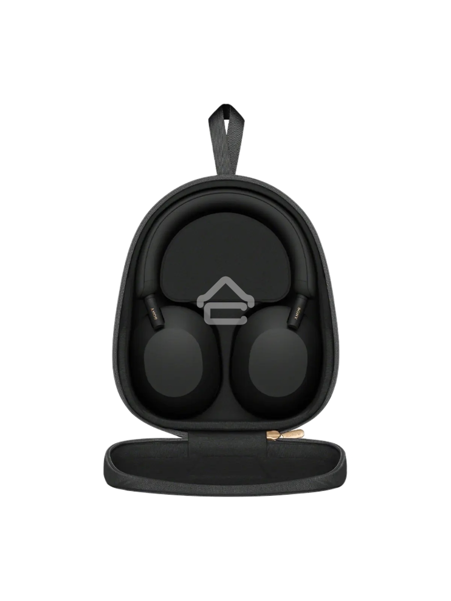 Гарнитура мониторные Sony WH-1000XM5 1.2м черный беспроводные bluetooth оголовье (WH1000XM5/B)