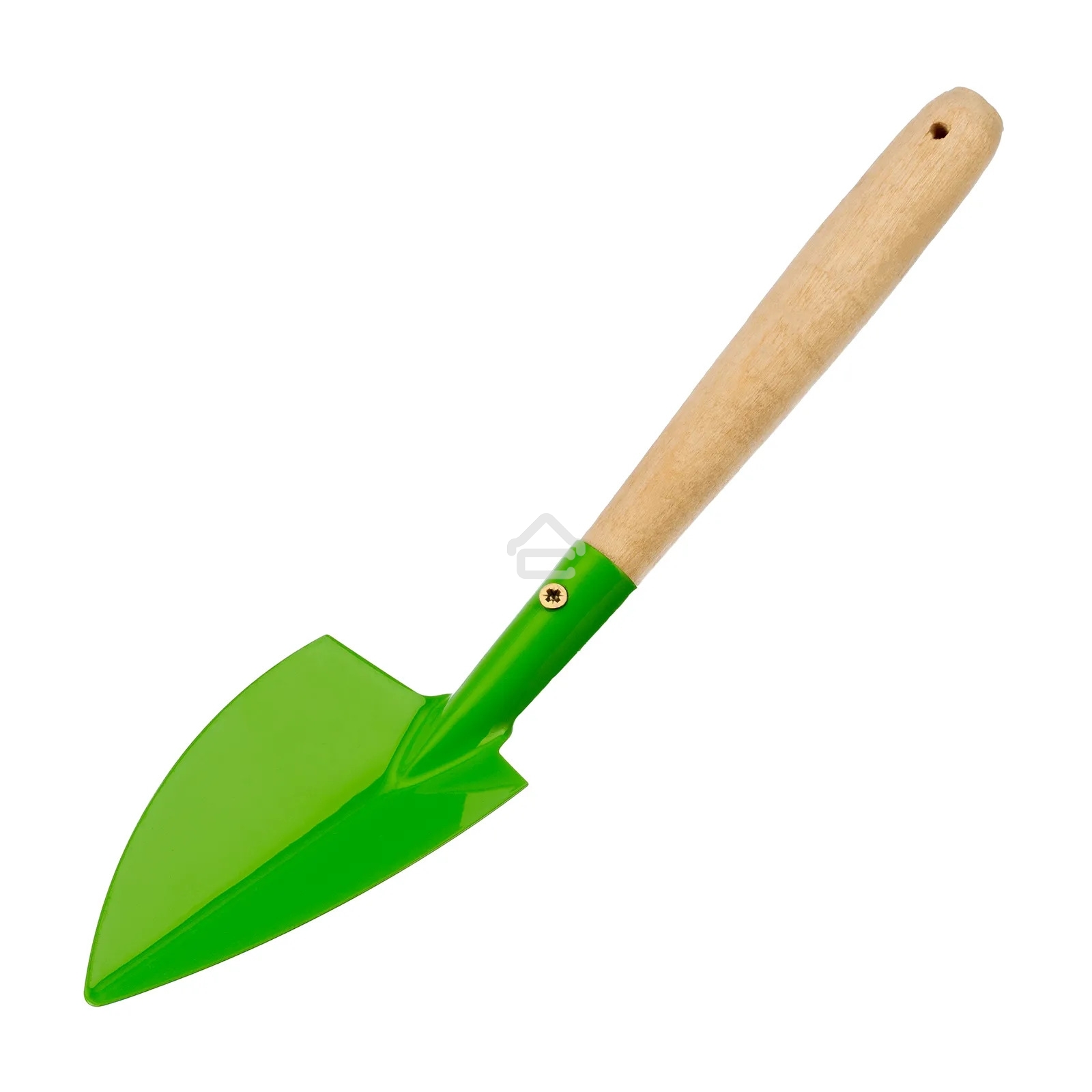 Совок посадочный широкий Palisad 626147, 70х310 мм, стальной, деревянная рукоятка