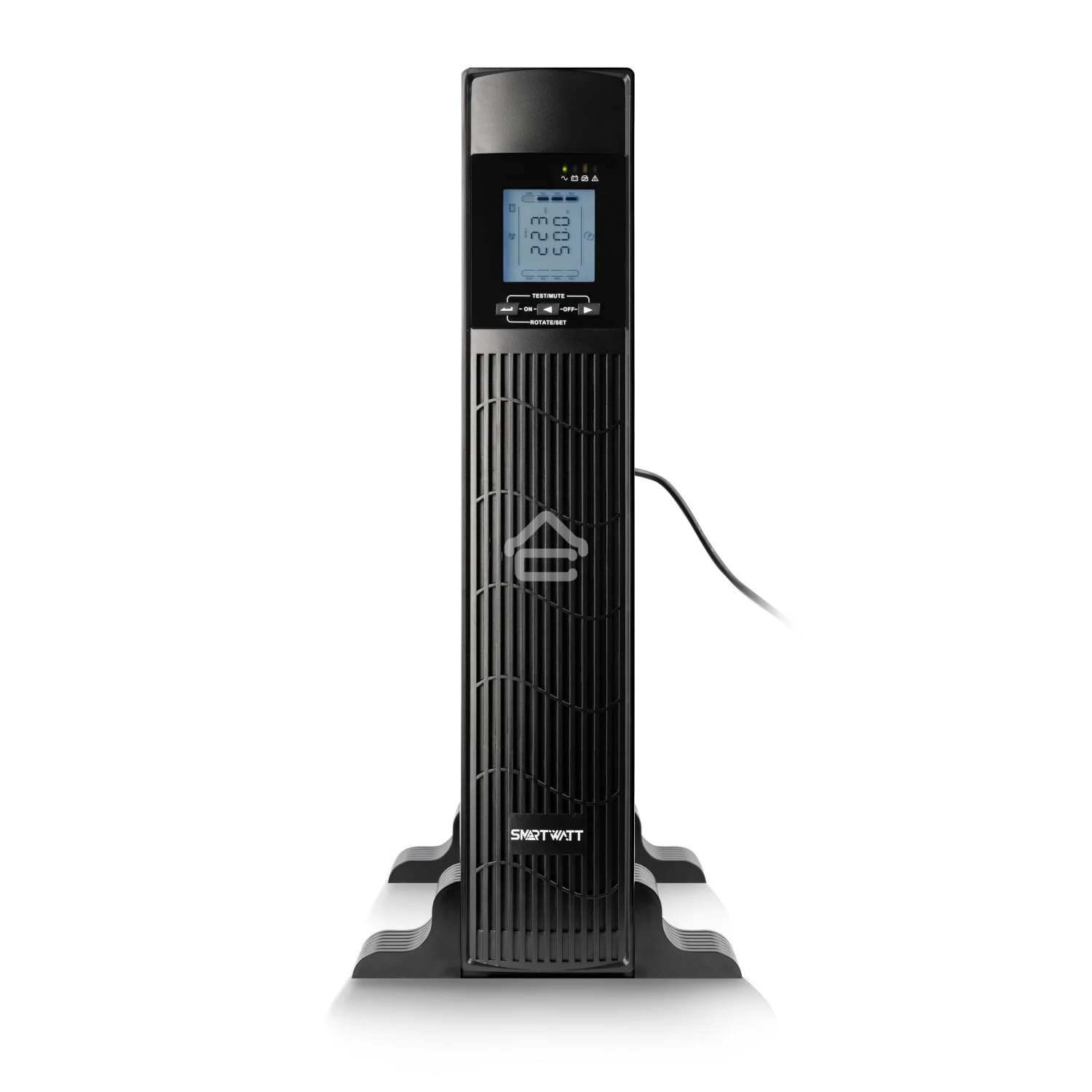 Источник бесперебойного питания SMARTWATT UPS DATA 1kVA Line-interactive SIN 1000VA/800W (Euro x1, IEC C13 x3, USB, RJ11/RJ45 protection, SNMP, LCD,