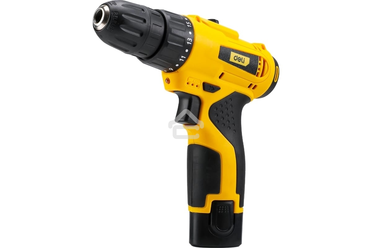 Дрель-шуруповерт аккумуляторная Deli DL-DZ12-E1A1, 12В